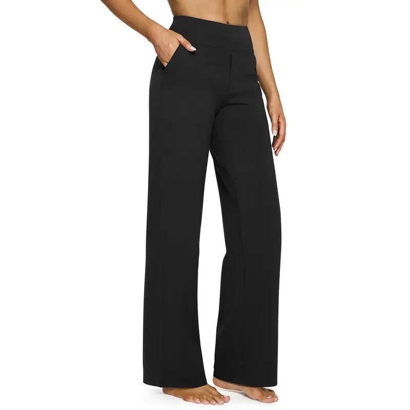 High Waisted Wide Leg Yoga Pants